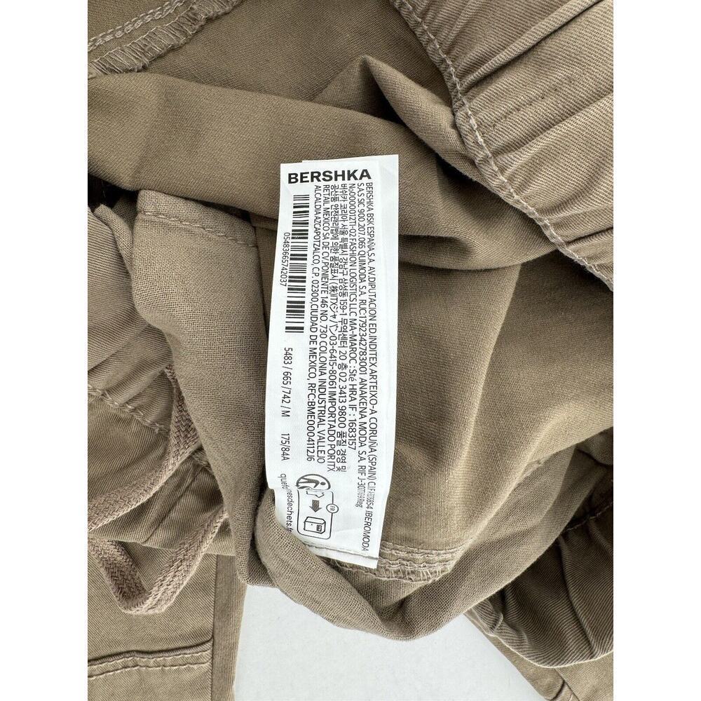 Bershka Cargo Joggers Men Size M 38 Trousers Pants Gorpecore Safari Cotton NWT - Picture 7 of 13